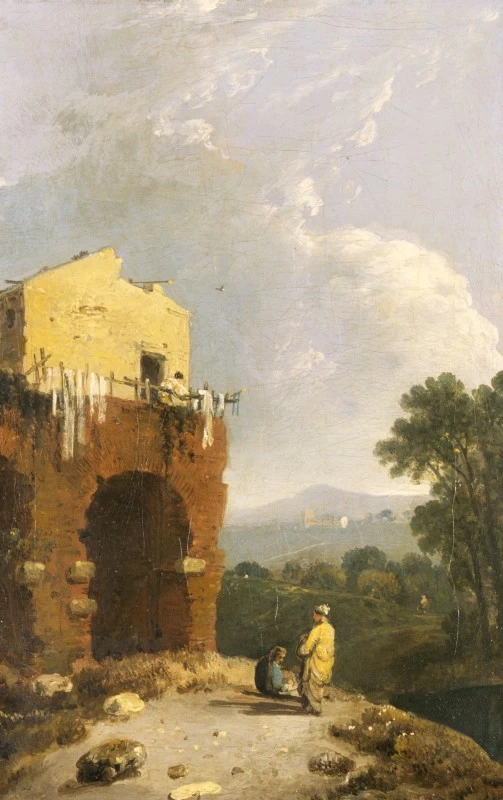 Paesaggio con Villa Adriana di Tivoli - Artgate, Fondazione Cariplo